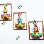 Swinging Doll Musicians Table Decor with Iron Painted