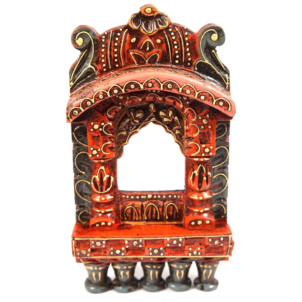 Traditional Rajasthani Wooden Jharokha | Wall Decor