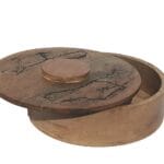 Mango Wooden Laser Chapati box ( without steel )