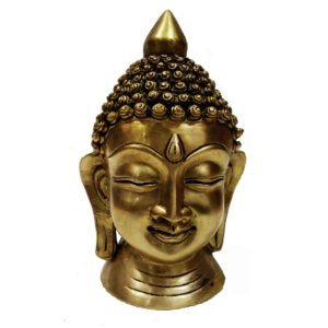 Brass Handicrafts Metal Mahatma Buddha Face Statue