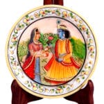 rble Plate With Radha Krishna