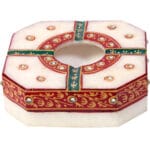 Traditional Marble Meenakari Handicraft Ash Tray