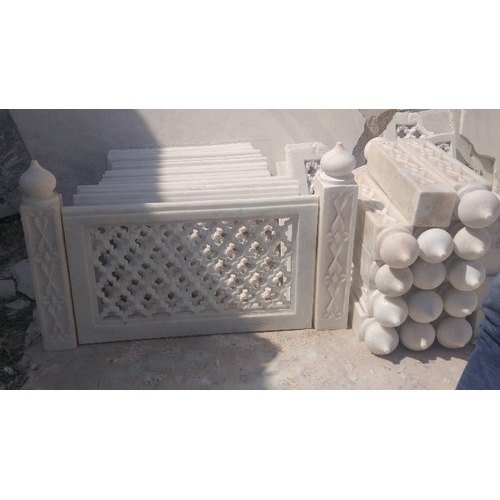 Makrana Marble Jali With Pillar