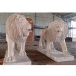 Marble Lion Statue