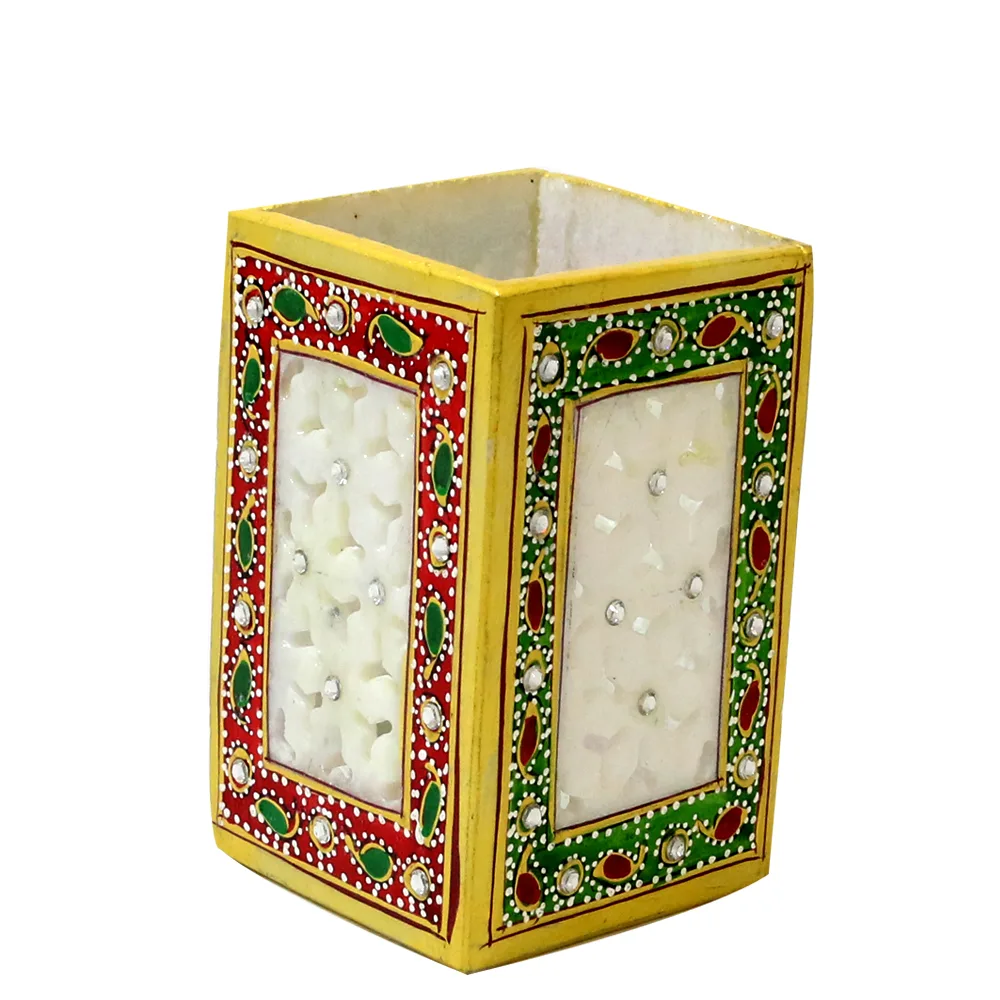 Square Marble Pen Stand