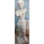 White Marble Lady Statue