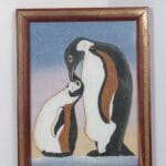 Gemstone Painting with Wood