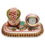 Marble Ganesh Ji With Watch