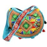 Circular Boho bag with long handle