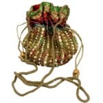 Classy Looking Mirror Design Potli Bag With Sling