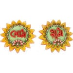 Kundan Craft Sun Shaped Subh Labh Door Toran Online